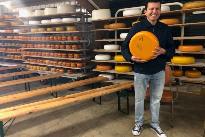 a man standing in a room